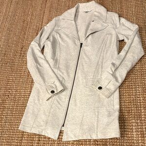 CAbi Light Gray knit Coat